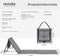 tectake® Strandmat - Set van 2 opvouwbare ligmatten - Verstelbare rugleuning - Grijs (2 stuks)