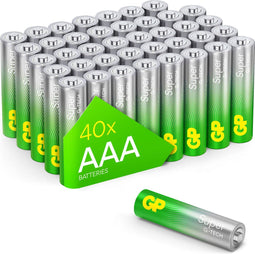 GP Super - Alkaline Batterijen AAA - 1160 mAh - 40 stuks