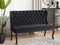 TORSBY - Tweezitsbank - Zwart - Fluweel