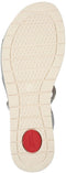 Tamaris COMFORT Essentials - Dames Sandalen - Ronde neus - ZILVER - Maat 40