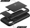 ShieldCase Kaarthouder case met slide iPhone Xr hoesje - Hardcover hoesje met ruimte voor pasjes - Extra sterke bescherming - Kwalitatieve backcover - zwart