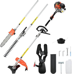 vidaXL - Bosmaaier - 4-in-1 - functie - 52 - cc - 1,45 - kW - oranje