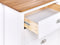 SHILLINGTON - Dressoir - Wit/Lichthout - Dennenhout