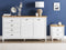 SHILLINGTON - Dressoir - Wit/Lichthout - Dennenhout
