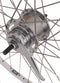 Shimano Achterwiel 28 / 622 x 19C ZAC19 velg met Nexus 7 remnaaf zilver