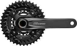 Shimano Deore MTB FC-M6000 Crankset 3x10-speed, 40-30-22 tanden, zwart Pedaalarmlengte 175mm