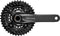 Shimano Deore MTB FC-M6000 Crankset 3x10-speed, 40-30-22 tanden, zwart Pedaalarmlengte 175mm