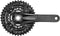 Shimano Deore MTB FC-M6000 Crankset 3x10-speed, 40-30-22 tanden, zwart Pedaalarmlengte 175mm