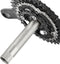 Shimano Deore MTB FC-M6000 Crankset 3x10-speed, 40-30-22 tanden, zwart Pedaalarmlengte 175mm