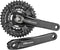 Shimano Deore MTB FC-M6000 Crankset 3x10-speed, 40-30-22 tanden, zwart Pedaalarmlengte 175mm
