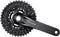 Shimano Deore MTB FC-M6000 Crankset 3x10-speed, 40-30-22 tanden, zwart Pedaalarmlengte 175mm