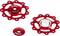 Shimano Derailleurwieltjes ALU 9/10/11V Full Ceramic rood
