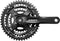 Shimano FC-TY501 Crankset 6/7/8-speed, 48-38-28 tanden, zwart Pedaalarmlengte 175mm