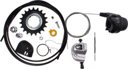 Shimano Onderdelenset Nexus 3 Remnaaf 12-delig Zwart