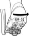 Shimano Schoenplaatjes Spd Zwart Sh51