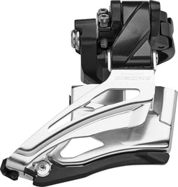 Shimano Voorderailleur Deore M6025 10s Dubbel Klem Hoog Zilver