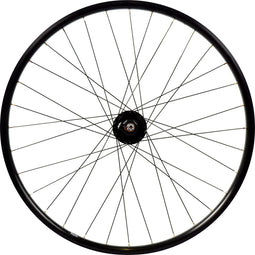 Shimano Voorwiel Shimano dyn. disc center lock 28 zw.