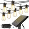 SHINE - LED Lichtsnoer buiten - Lichtslinger op Zonne-energie - Tuinverlichting - Waterdichte Solar Led Prikkabel - Feestverlichting - Lampjes slinger - Vintage Basic Sfeerverlichting - 15 Led E27 Lampen met Afstandsbediening - 15 Meter