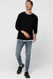 ONLY & SONS ONSPANTER LIFE 12 STRUC CREW KNIT - Heren Trui - Fijn gebreid - Maat XXL