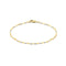 Marie Celeste - Schakelarmband 2 mm 18 cm - 14 karaat goud