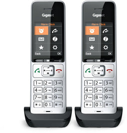 Gigaset COMFORT 500HX - DECT-handset - 2 handsets - zwart/zilver (2 stuks)