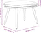 vidaXL - Voetenbank - 45x29,5x35 - cm - fluweel - lichtgrijs
