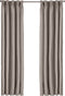 Larson - Luxe hotel blackout gordijn - met ringen - 1.5m x 2.5m - Lichtgrijs - 2 stuks