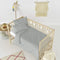 Happy Friday Duvet cover set 2 pieces Basic 100x120 cm (Cot) Grey