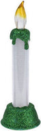 Ledkaars met Kerstglitters, 15cm.