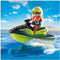 PLAYMOBIL Action Heroes Brandweerboot met waterscooter - 71464