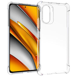 Shockproof Case voor de Xiaomi Poco F3 - Transparant