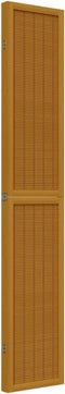 vidaXL - Kamerscherm - met - 4 - panelen - massief - paulowniahout - bruin
