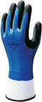 Showa High Tech 377 Werkhandschoenen Blauw/zwart - Maat XL - Nitril Handschoenen