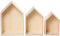 Showdozen, h: 20,3+25,3+31 cm, b: 13+16,2+20 cm, 3 stuks, triplex