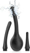Showerplay - Anaal Douche - Lavement Peer met 3 Opzetstukken - 350ml - Zwart - Silicone Zonder Weekmakers