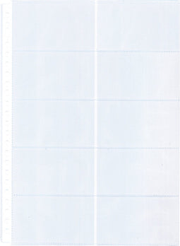 Showtas Kangaro A4 23-gaats PP 0.12mm voor 10 visitekaartjes - 10 stuks