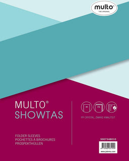 Showtas Multo 23-gaats PP 0.14mm glad | 10 stuks