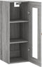 vidaXL - Hangkast - 34,5x34x90 - cm - grijs - sonoma - eikenkleurig