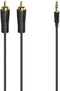 Hama 00205260 - Kabel 3.5mm naar RCA - 150cm - Zwart