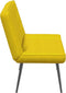 vidaXL - Bankje - 110x74x84 - cm - fluweel - geel