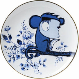 Wandbord Loes van Delft - Aapje - 20 cm
