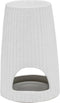 Scentchips® Rib Rond Waxbrander - Geurbrander - Oliebrander - Wax Melts Brander - Aromabrander - Ook Geschikt Voor Essentiële Oliën - Geurolie - Waxmelts - Wit