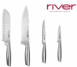 Messen Set River Roestvrij staal 4 pcs