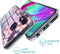 iMoshion Hoesje Geschikt voor Samsung Galaxy A40 Hoesje Siliconen - iMoshion Design hoesje - Roze / Transparant / Blossom Watercolor