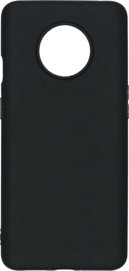 Hoesje Siliconen Geschikt voor OnePlus 7T - Color Backcover - Zwart