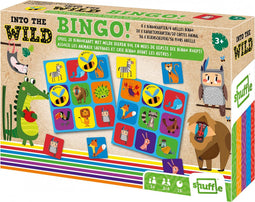Shuffle - Into The Wild - Bingo - Dieren - Bingospel voor Peuters - Stimuleer Coördinatie en Sociale vaardigheden