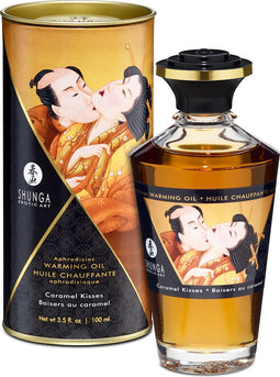 Shunga - Verwarmende Olie - Om Van Het Lichaam Te Likken - Caramel Kisses