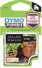 DYMO D1 - Duurzame labels - Waterbestendig - Wit op Zwart (1 stuk)