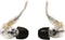Shure SE215-CL - In ear earphones, single driver, clear