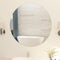 vidaXL - Spiegel - rond - frameloos - 80 - cm - glas